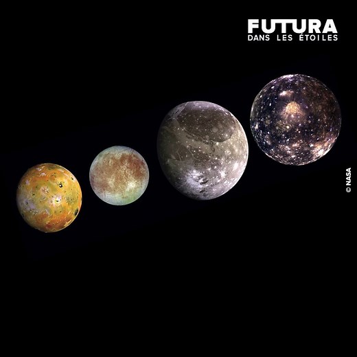 [⚛️] On vous présente cette fois-ci les satellites galiléens, les quatre plus grandes lunes de Jupiter découvertes par Galilée début janvier 1610. Vous pouvez tous les observer danser autour de la géante gazeuse avec une paire de jumelles ! | Futura explore l'espace