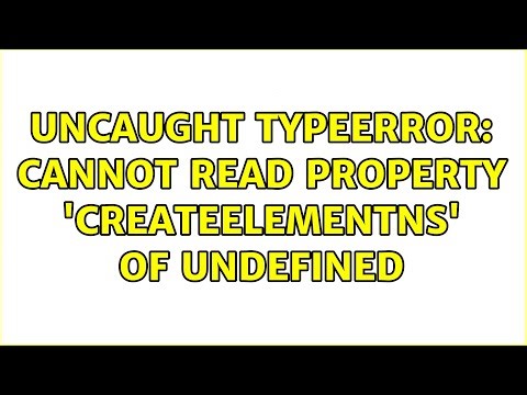 Uncaught TypeError: Cannot read property 'createElementNS' of undefined (2 Solutions!!)