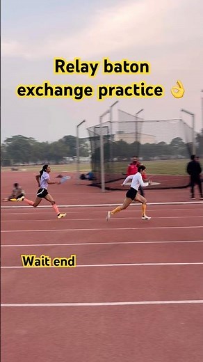 Relay baton exchange practice 👌🫡 #ytshorts #trackwork #shortvideos #shortsfeed #shorts #relay