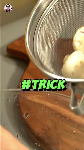 How to Clean Fresh Mushrooms | Trick By Poonam Devnani #shorts #trending #tricks