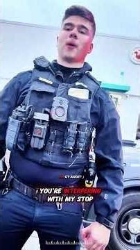 Police threaten arrest for "interference," then humiliate citizen by citing the law!