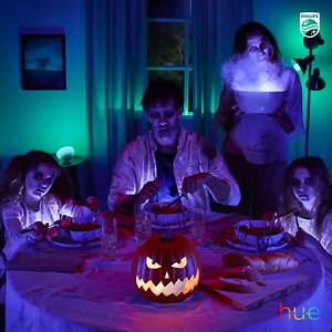It's not the dark you should be scared of— it's the light. Want to make Halloween spectacularly spooky? Come see what's lurking in the shadows...if you dare. Check out our Halloween lighting tips: https://philips.to/2EL0vfM #PhilipsHue #SmartLighting #SmartHome | Philips Hue
