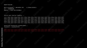 SYSTEM FAILURE error message flashing on screen Animation. computer malfunction, hacking attack. Computer system crash, error message on screen. Alert System Security Warning.