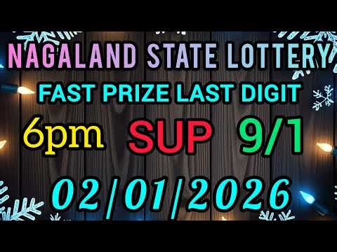 First Prize Last Digit 02/01/26 Nagaland State Lottery Target Number Lottery Sambad Target Number🎯