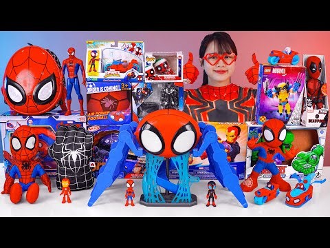 Marvel Spiderman Collection Unboxing Review| LEGO Marvel Web-Quarters Playset|Heroes Mech Armor Hulk
