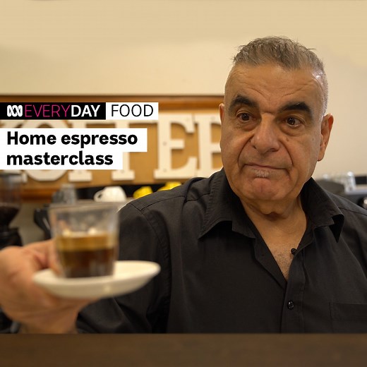 1.7M views · 28K reactions | Barista trainer Sam Demelis demonstrates how to use a home espresso machine to make a perfect latte, cappuccino, macchiato or long black every time | ABC Everyday | ABC Australia | Facebook