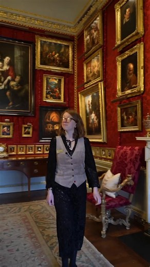 A closer look at the Red Room 🔎 Despite being one of the smallest rooms inside Hillsborough Castle, this room is full of history! The walls are covered in red silk damask and adorned with paintings 🖼️🎥 Visitor Experience Team Leader Christine Grant tells us more...