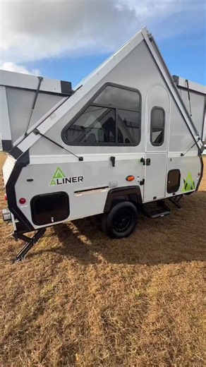 Meet the LXE Aliner camper 🚐✨ Built-in shower toilet, 2-burner kitchen, fridge, AC/heat pump, and a massive convertible bed. Lightweight. Durable. Road-trip ready. #tinycampers #camperlife #rvlife | Princess Craft