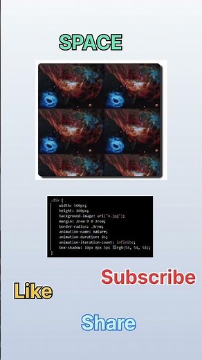 Animated BackGround Using HTML and CSS #shortsvideo #short #web development #tech