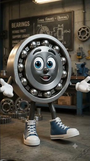 What is a Bearing? 🤔 | Bearing Series #1 #engineering #disney #mechanicalengineering#animation#robot