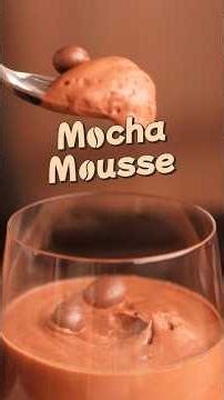 Como fazer mousse de café mocha