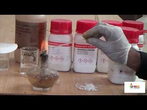 Experiment 1: Identify Sodium, Calcium, Strontium barium, copper, potassium radicals by flame test.