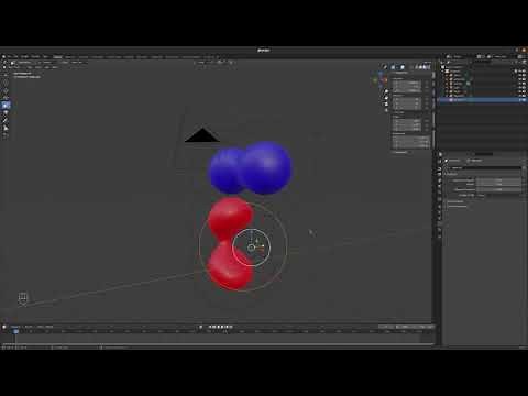 Metaballs Materials and easy background Tutorial - Blender 2.93