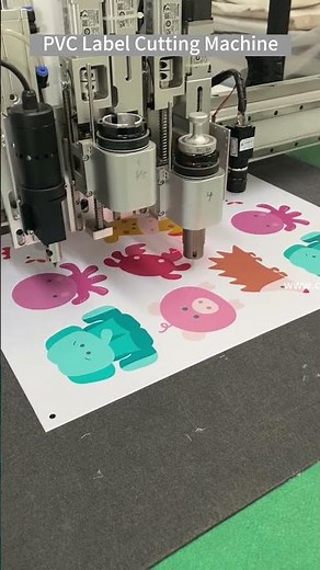 Label Stickers Flatbed Digital Cutter Machine