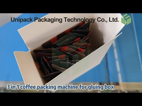 Automatic 3-in-1 Instant Coffee Sachet Cartoning Machine