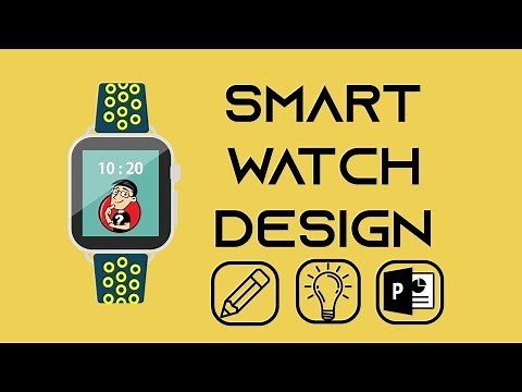How to Create Smart watch Design in PowerPoint (Flat Design)