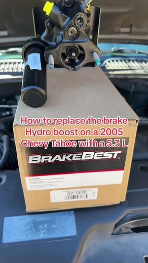 How to replace the brake Hydro boost on a 2005 Chevy Tahoe with a 5.3 L