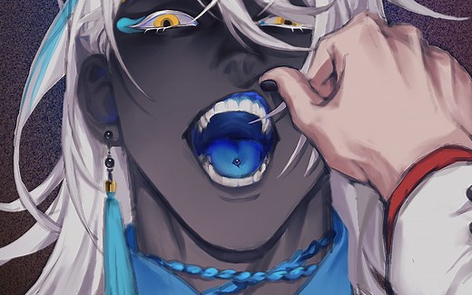 【Vox Akuma｜绘画过程】Box Tenshi