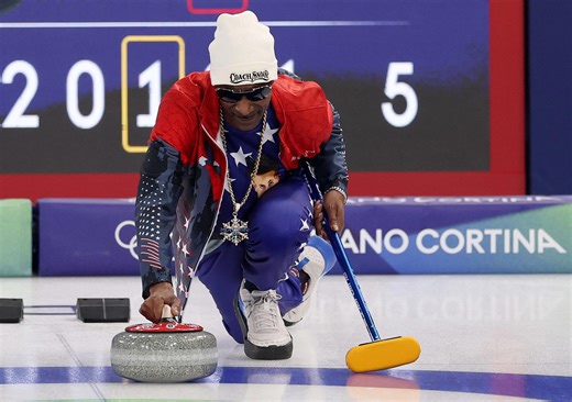 Watch Snoop Dogg's curling cameo steal the show at 2026 Winter Olympics