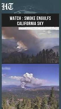 Dramatic Timelapse Captures Floriston Fire Spreading Across California #Shorts