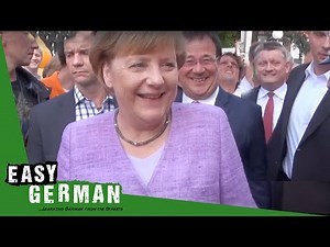 Election Campaigning with Angela Merkel | Easy German 40