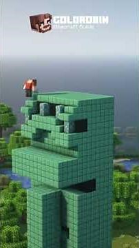 Villager Statue of Liberty in Minecraft