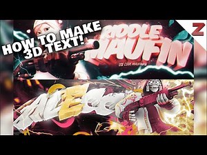 How to make 3D text in cinema 4D