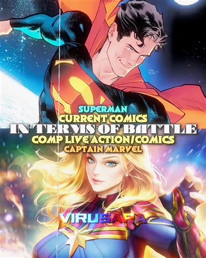 Superman vs Captain marvel (comics) | Superman vs | #shorts