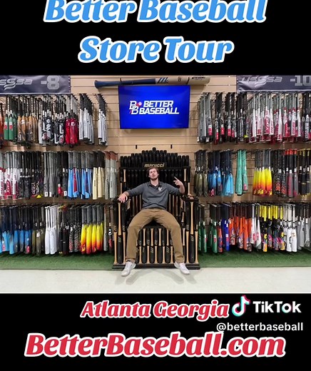 New YouTube video! Better Baseball is the biggest baseball store in the US! ⚾️ 50,000 bats and 10,000 gloves in stock! 😳 Test any bat! 🤯 State of the art bat fitting technology! 🖥️ Marietta Georgia 🍑 Or online at BetterBaseball.com 💪🏼💪🏼 #baseball #baseballboys #wilson #foryoupage #mizuno #rawlings #easton #marucci #Demarini #softball #baseballglove #blindglovetest #AmericasBaseballSuperstore #howtobreakinabaseballglove #BBexclusive #2024bats #collegebaseball #MLB #baseballchristmas #chri
