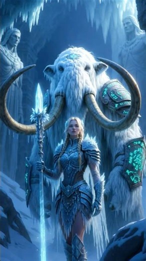 The Eternal Guardian: Frozen Mammoth Calf Becomes Woolly Titan #shorts
