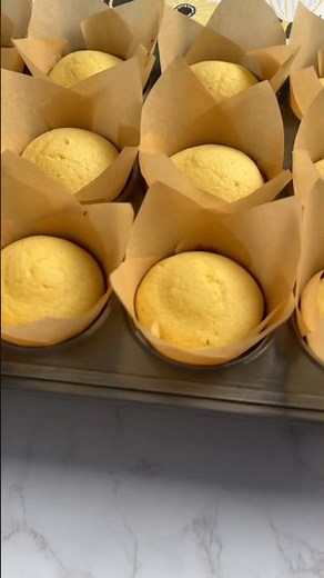 This is one of our favorite family recipes — Cornbread Muffins!