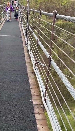 Crossing the Gatlinburg SkyBridge One of the Longest Pedestrian Bridges with Unreal Mountain View’s