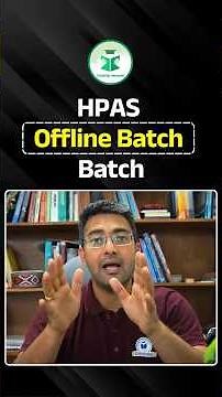 HPAS 2026 Offline Batch Launch 🚀 Start Your Journey to Himachal Administrative Services Today