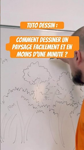 Comment dessiner un paysage facilement ET en moins d’une minute !?