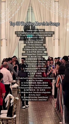 Top 30 Wedding March In Songs