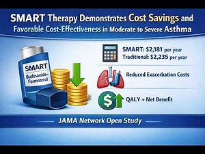 SMART Therapy Demonstrates Favorable Cost-Effectiveness in Moderate to Severe Asthma