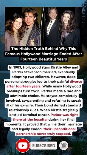 The Untold Truth About Kirstie Alley and Parker Stevenson’s Divorce