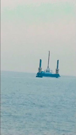 “Jack-Up Barge Operations | Professional Marine Work | Sea View Cinematics” #marinelife #lifeatsea #