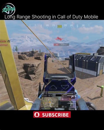 Insane Long Range Shot in COD Mobile! #codmobile #cod #codshorts #codmob #youtubeshorts #viralshorts