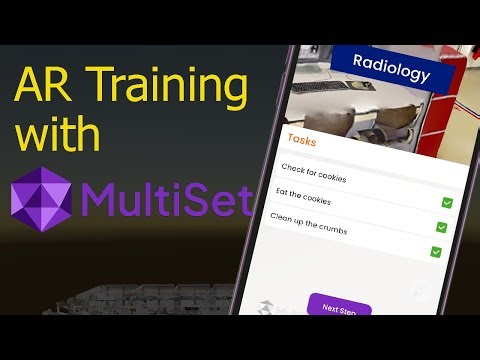 Location-based AR training with MultiSet VPS