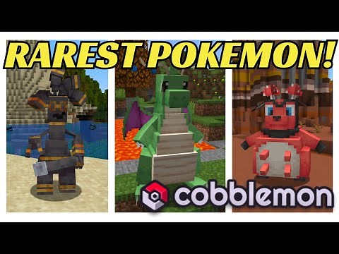 Top 10 RAREST Pokemon In Cobblemon And How To Catch Them!