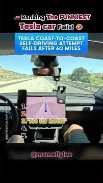 Ranking the FUNNIEST Tesla car Fails!🚗🤣