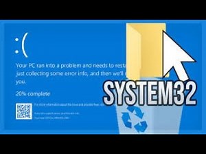 Deleting system32 asked by my classmate this video is short