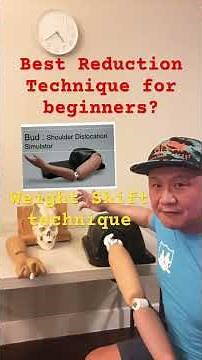 SHOULDER DISLOCATION : Best Reduction Technique for Beginners? #orthopedic #shoulderdislocation