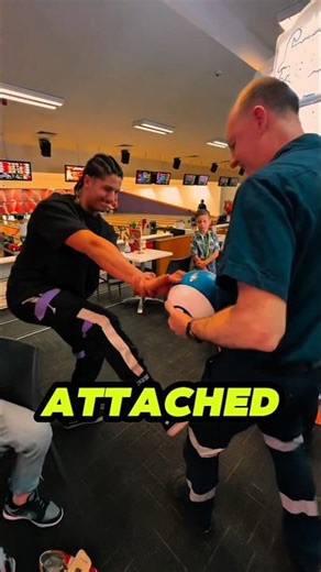 Glue-Filled Bowling Ball Prank Gone Wrong #shorts