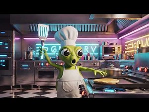 Burger #Funny Alien Comedy - #SCITOD - Science Fiction videos #scifi