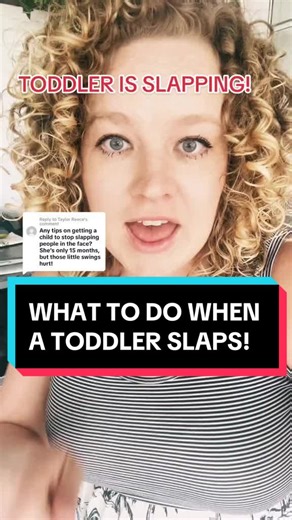 Toddler slapping is no fun…but it happens! Here are somw things to keep in mind and try out! #toddlertips #toddlerbehaviortips #toddlerparentinghelp #toddlermoms #toddlerdadlife