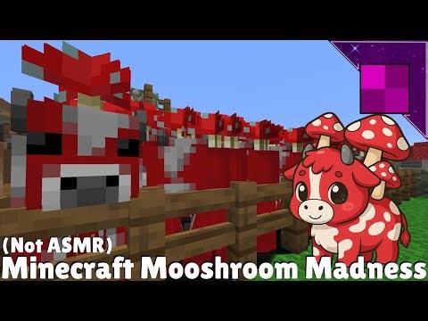 🍄 Minecraft Mooshroom Sounds (Not ASMR!) 🐄