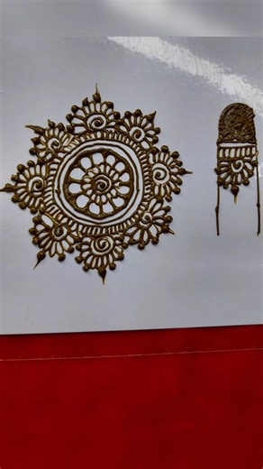 Easy and simple mandala design for beginners. how to make mandala mehndi #mehndi #mandaladesign #diy