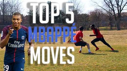 Top 5 Kylian Mbappé Skills You Must Learn ⚡ | Elite Football Moves & Tricks